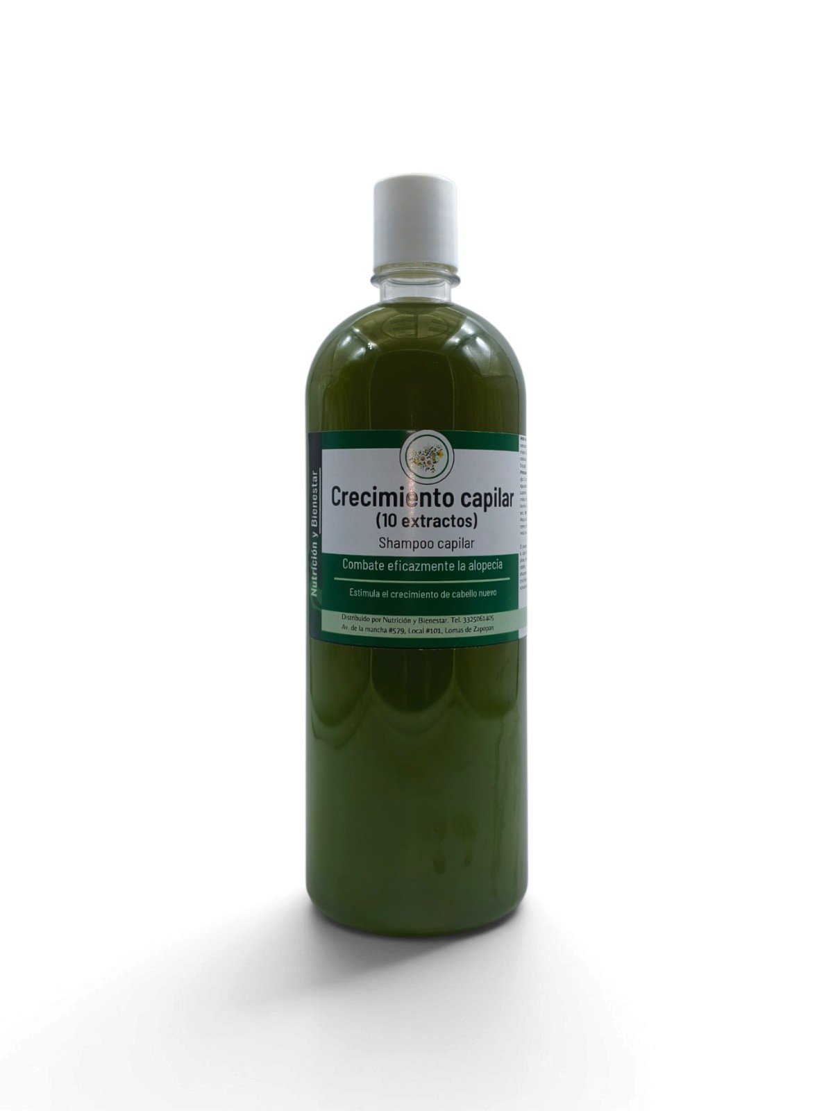 Shampoo 10 Extractos Crecimiento Capilar 1 Litro