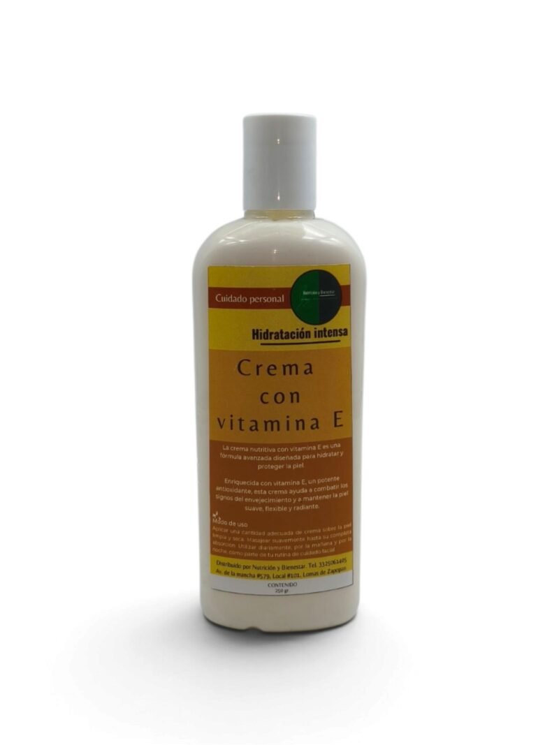Crema con Vitamina E 250 g. Cara y Cuerpo